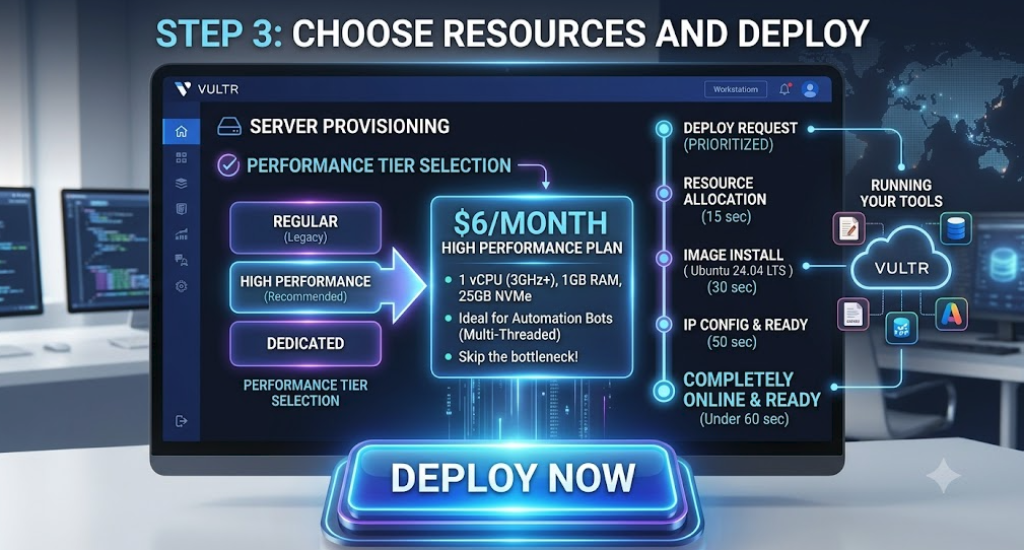 Step 3: Choose Resources and Deploy