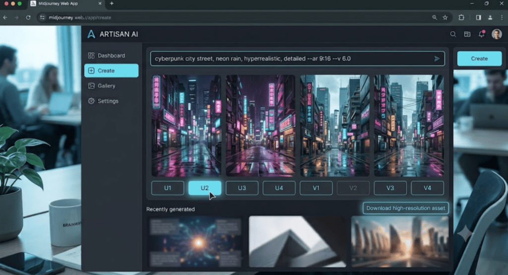 Step 3: Upscale, Vary, &im Export