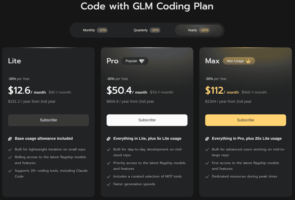 Code with GLM Coding Plan